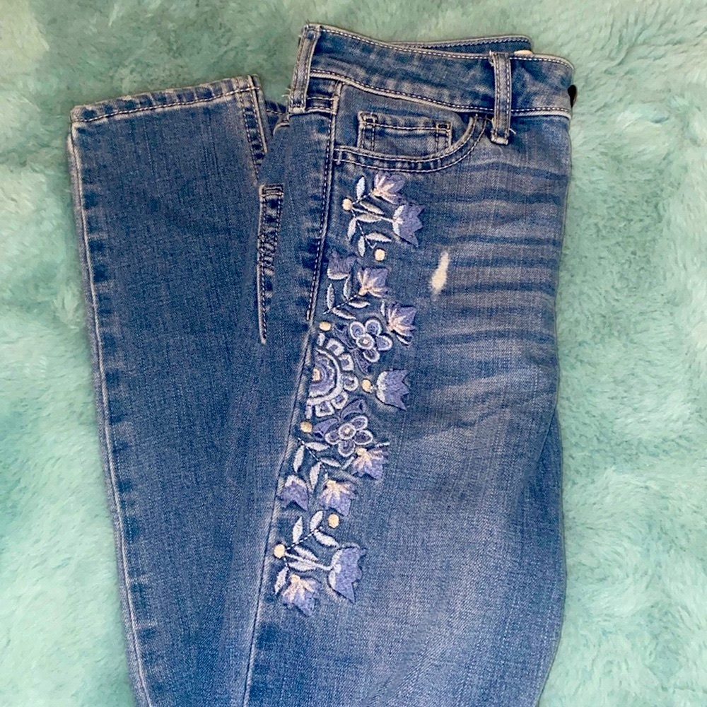 High waisted Hollister skinny jeans